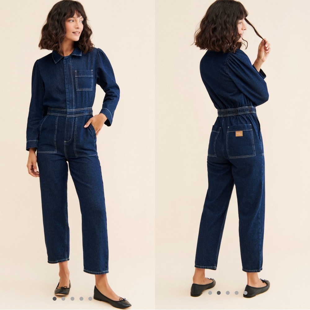 Seventy + Mochi Lorna Denim Jumpsuit Size 6